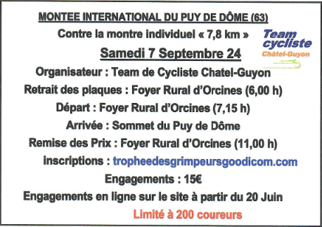 10 montee internationale du puy de dome 2024