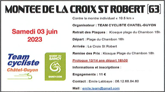 Montee croix st robert 2023