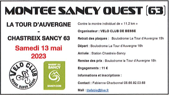 Montee sancy ouest 2023